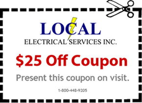 Local Electrical Services - $25.00 discount on electrical services